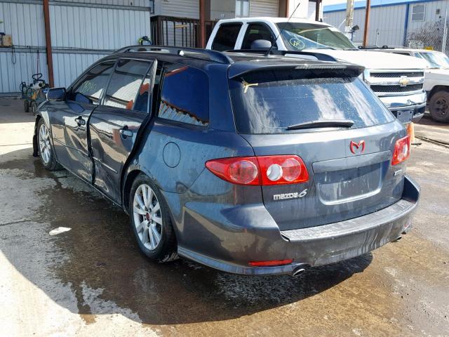 1YVFP82D245N69178 - 2004 MAZDA 6 S GRAY photo 3