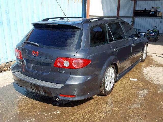 1YVFP82D245N69178 - 2004 MAZDA 6 S GRAY photo 4