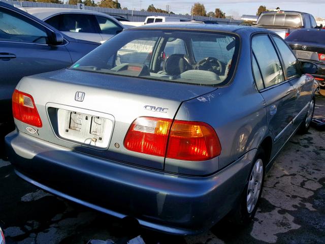 2HGEJ6615YH558795 - 2000 HONDA CIVIC BASE TEAL photo 4