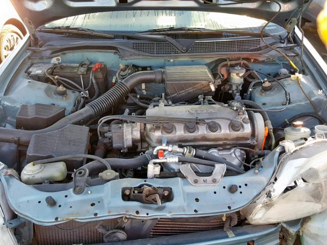 2HGEJ6615YH558795 - 2000 HONDA CIVIC BASE TEAL photo 7