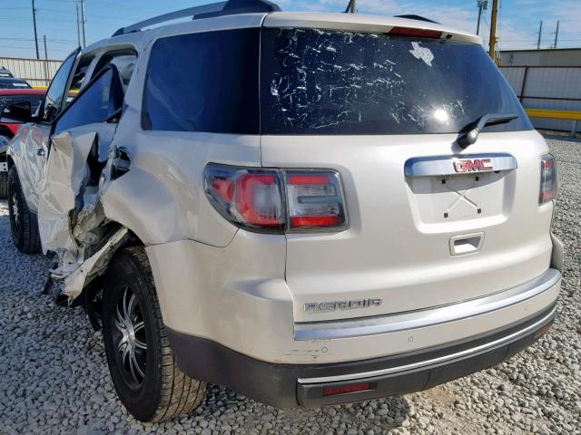 1GKKRNED1EJ123044 - 2014 GMC ACADIA SLE WHITE photo 3