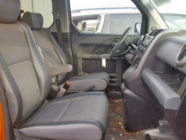 5J6YH28786L026856 - 2006 HONDA ELEMENT EX ORANGE photo 5