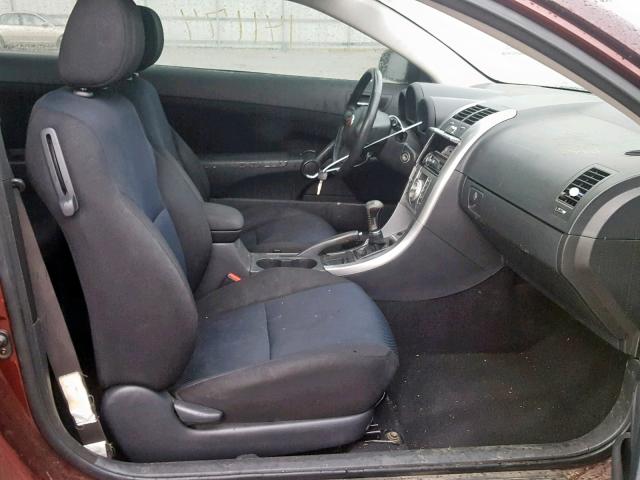 JTKDE177260097683 - 2006 TOYOTA SCION TC MAROON photo 5