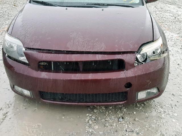 JTKDE177260097683 - 2006 TOYOTA SCION TC MAROON photo 9