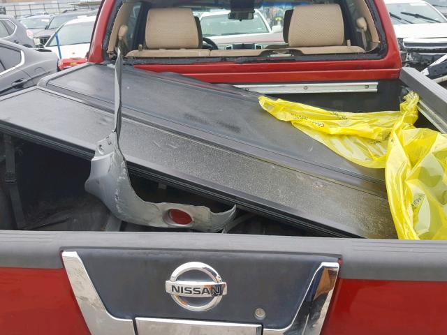 1N6AD0ER0AC446307 - 2010 NISSAN FRONTIER C RED photo 9