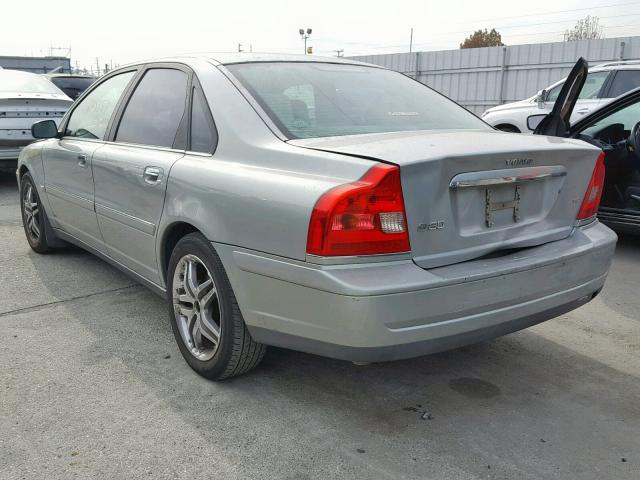 YV1TS91Z141351650 - 2004 VOLVO S80 T6 GRAY photo 3