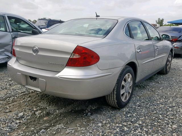 2G4WC582371244062 - 2007 BUICK LACROSSE C SILVER photo 4