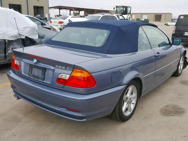 WBABS33433PG91863 - 2003 BMW 325 CI BLUE photo 4
