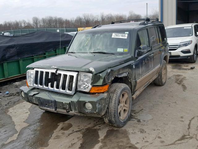 1J8HG58P39C507833 - 2009 JEEP COMMANDER GREEN photo 2