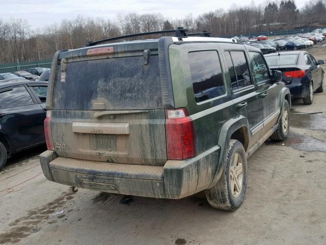 1J8HG58P39C507833 - 2009 JEEP COMMANDER GREEN photo 4
