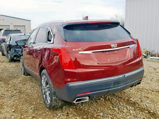 1GYKNCRS4HZ236491 - 2017 CADILLAC XT5 PREMIU BURGUNDY photo 3