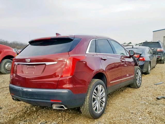 1GYKNCRS4HZ236491 - 2017 CADILLAC XT5 PREMIU BURGUNDY photo 4