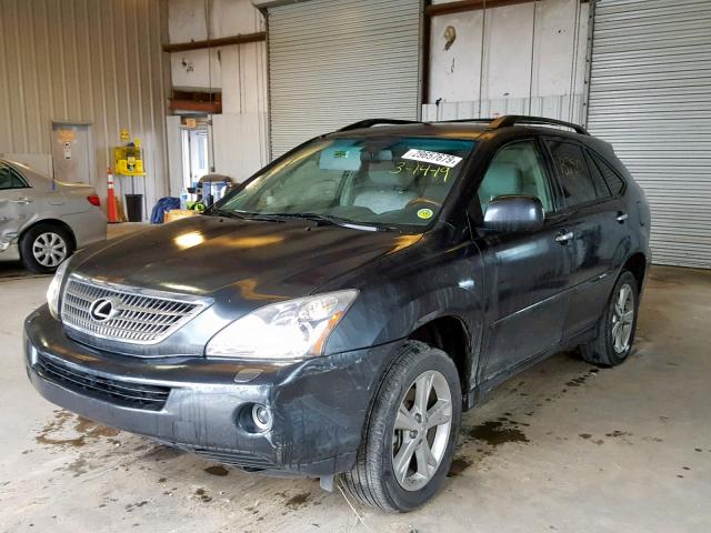 JTJGW31U682851751 - 2008 LEXUS RX 400H CHARCOAL photo 2