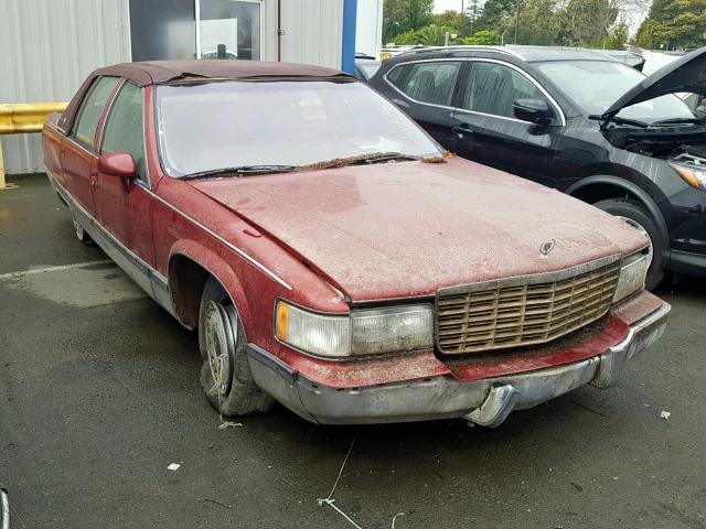 1G6DW52P1RR719681 - 1994 CADILLAC FLEETWOOD BURGUNDY photo 1