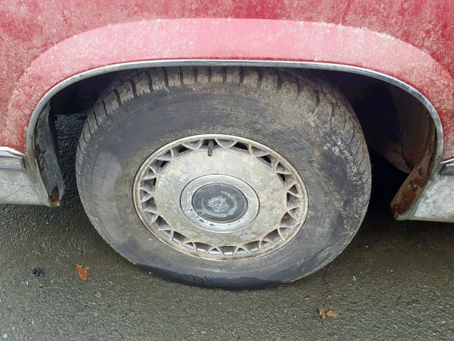 1G6DW52P1RR719681 - 1994 CADILLAC FLEETWOOD BURGUNDY photo 9