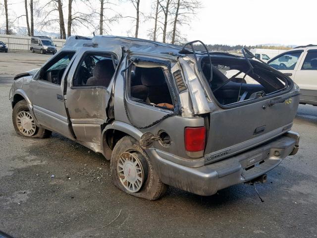 1GKDT13W4W2541231 - 1998 GMC ENVOY TAN photo 3