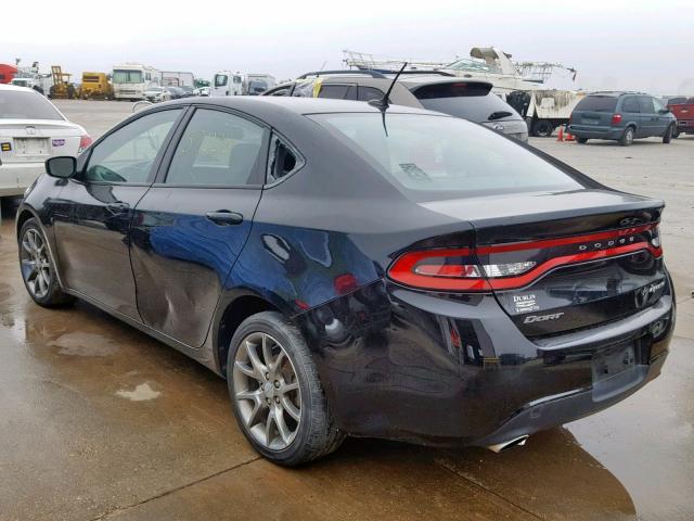 1C3CDFBB6FD111371 - 2015 DODGE DART SXT BLACK photo 3