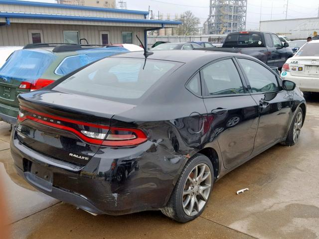 1C3CDFBB6FD111371 - 2015 DODGE DART SXT BLACK photo 4