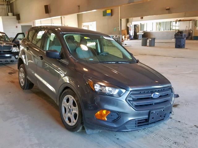 1FMCU0F79JUA33509 - 2018 FORD ESCAPE S GRAY photo 1