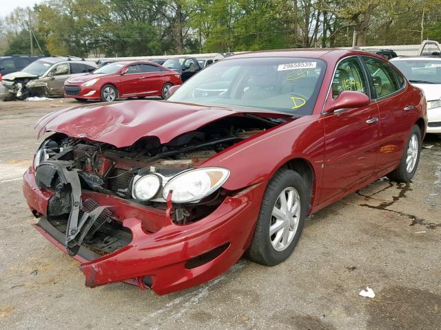 2G4WD582361153806 - 2006 BUICK LACROSSE C MAROON photo 2