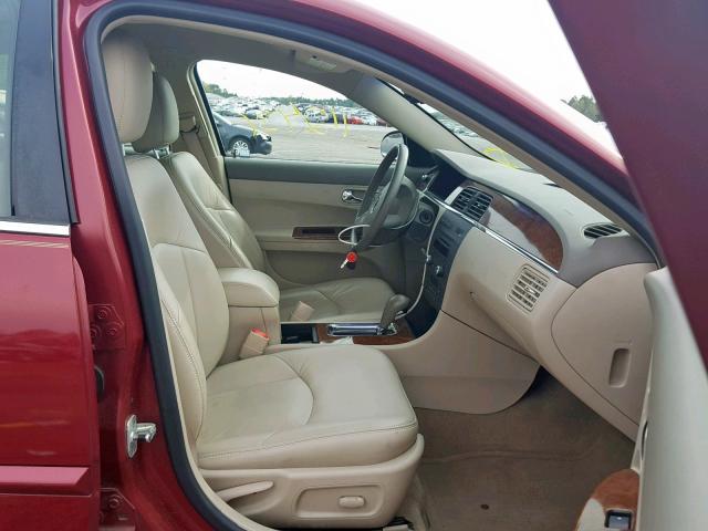 2G4WD582361153806 - 2006 BUICK LACROSSE C MAROON photo 5