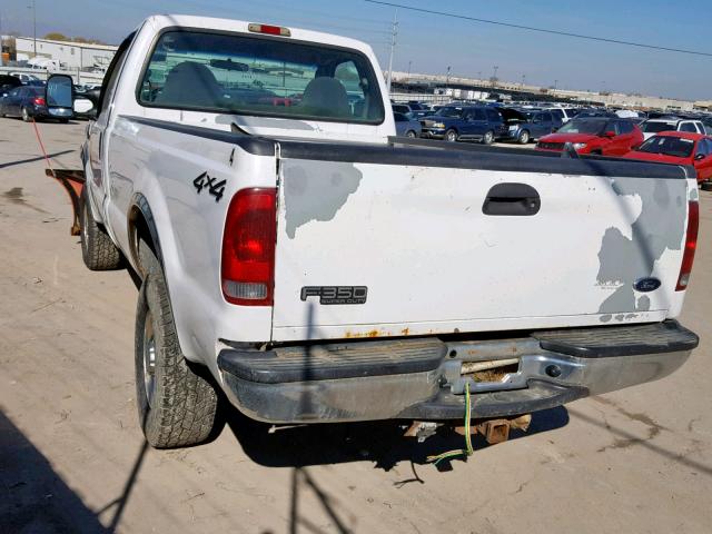 3FTSF31S04MA11012 - 2004 FORD F350 SRW S WHITE photo 3