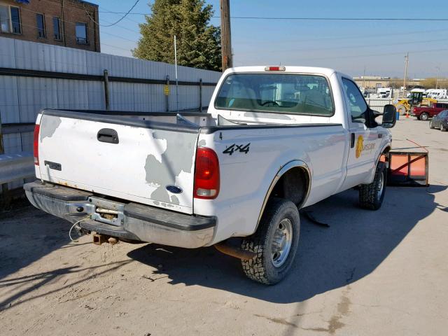 3FTSF31S04MA11012 - 2004 FORD F350 SRW S WHITE photo 4