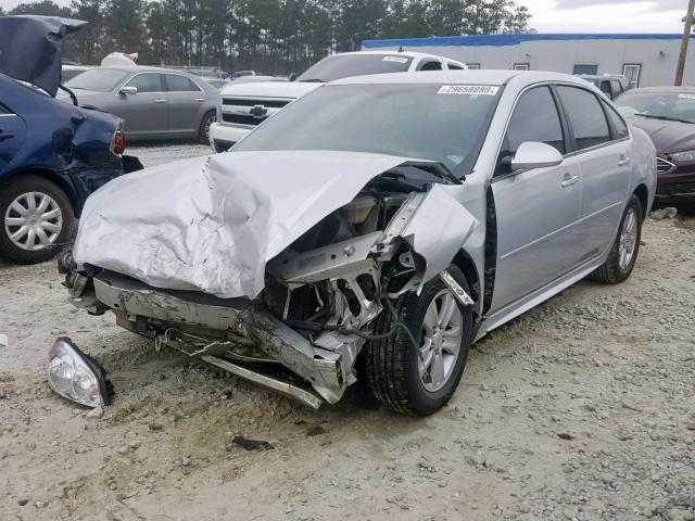 2G1WA5E38G1150601 - 2016 CHEVROLET IMPALA LIM SILVER photo 2