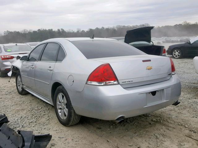 2G1WA5E38G1150601 - 2016 CHEVROLET IMPALA LIM SILVER photo 3