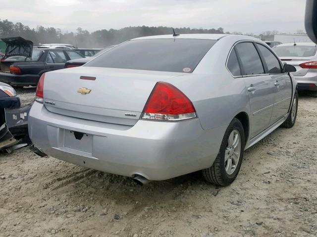 2G1WA5E38G1150601 - 2016 CHEVROLET IMPALA LIM SILVER photo 4