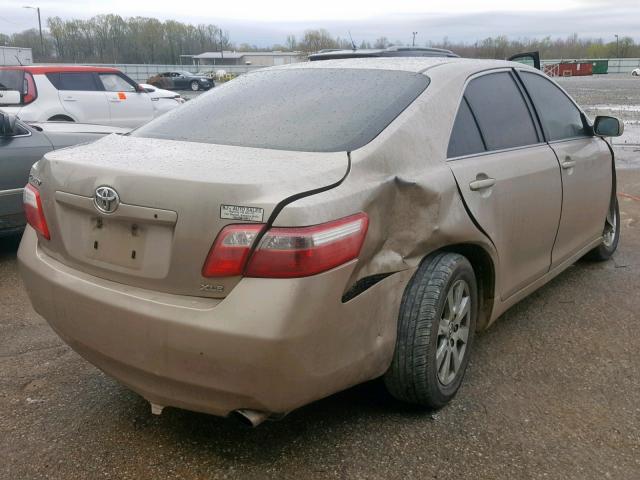 4T1BE46K27U009341 - 2007 TOYOTA CAMRY NEW BROWN photo 4