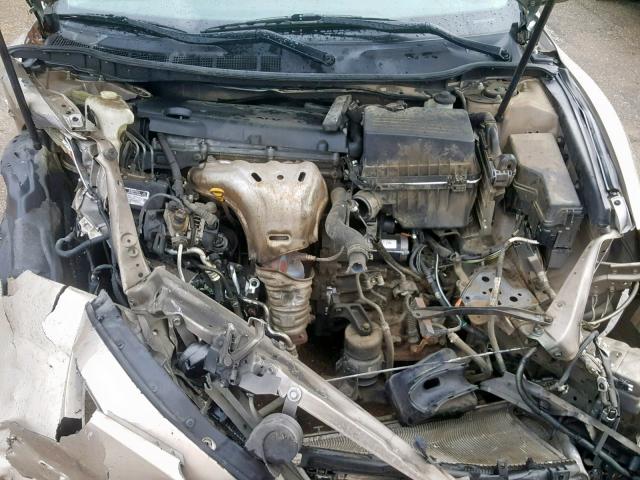 4T1BE46K27U009341 - 2007 TOYOTA CAMRY NEW BROWN photo 7