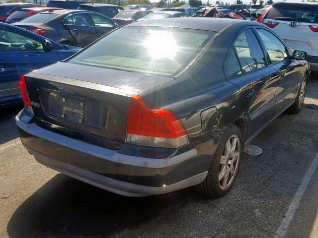 YV1RS64AX42407741 - 2004 VOLVO S60 BLACK photo 4