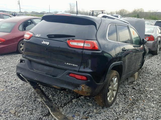 1C4PJLDB8GW158117 - 2016 JEEP CHEROKEE L BLACK photo 4