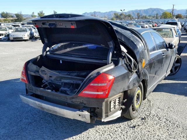 WDDNG7DB7CA466762 - 2012 MERCEDES-BENZ S 550 BLACK photo 4