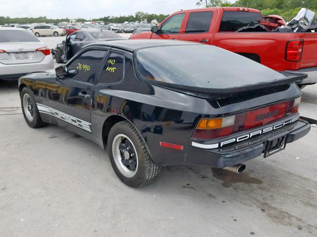 WP0AA0949DN460824 - 1983 PORSCHE 944 BLACK photo 3