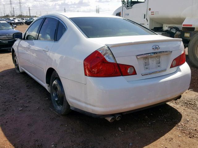 JNKAY01EX7M302985 - 2007 INFINITI M35 BASE WHITE photo 3