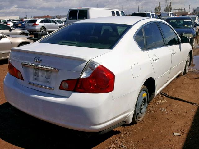 JNKAY01EX7M302985 - 2007 INFINITI M35 BASE WHITE photo 4