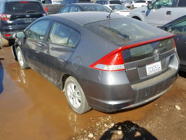 JHMZE2H74AS041256 - 2010 HONDA INSIGHT GRAY photo 3