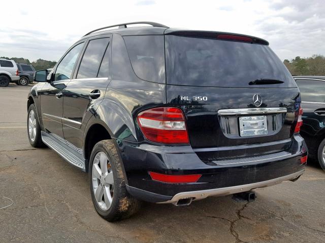 4JGBB5GB5BA737274 - 2011 MERCEDES-BENZ ML 350 BLACK photo 3