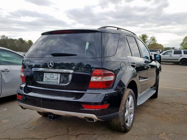 4JGBB5GB5BA737274 - 2011 MERCEDES-BENZ ML 350 BLACK photo 4