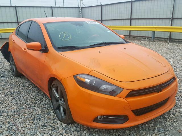 1C3CDFCB3DD325598 - 2013 DODGE DART LIMIT ORANGE photo 1