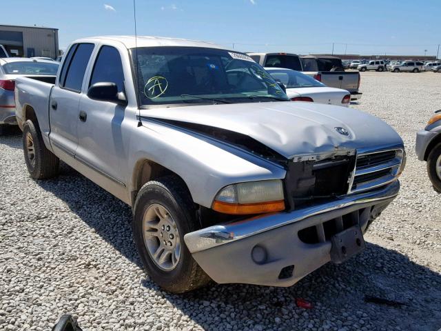 1B7HL2AN01S226660 - 2001 DODGE DAKOTA QUA SILVER photo 1