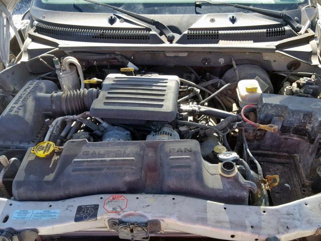 1B7HL2AN01S226660 - 2001 DODGE DAKOTA QUA SILVER photo 7