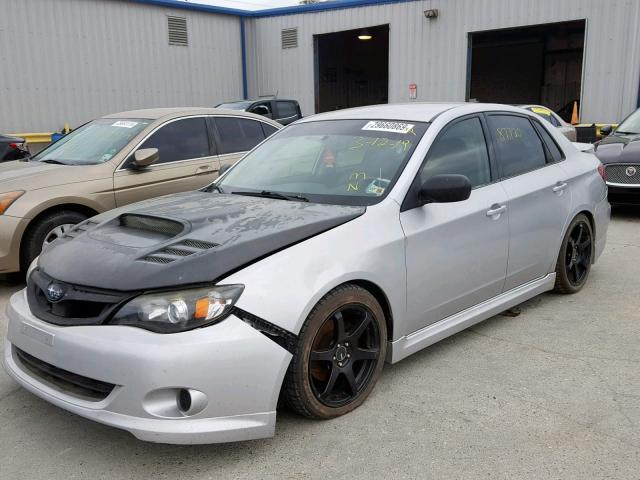 JF1GE76669G504941 - 2009 SUBARU IMPREZA WR SILVER photo 2