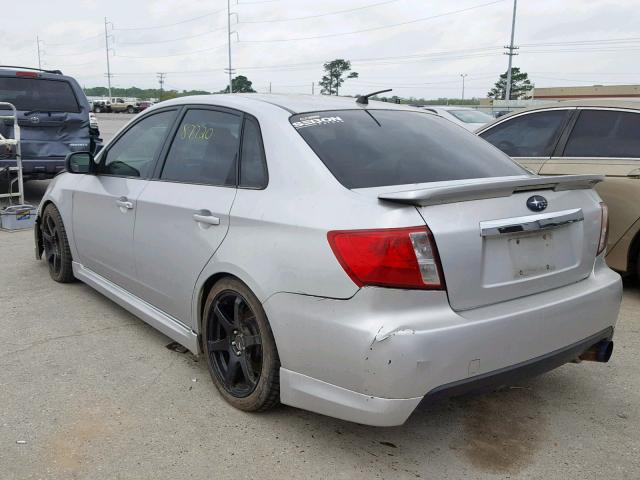 JF1GE76669G504941 - 2009 SUBARU IMPREZA WR SILVER photo 3