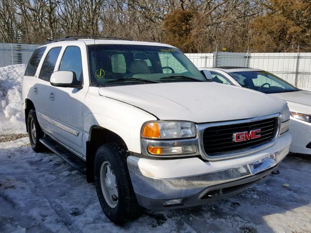 1GKEK13Z62J138353 - 2002 GMC YUKON WHITE photo 1