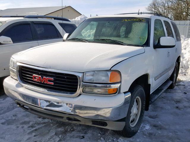 1GKEK13Z62J138353 - 2002 GMC YUKON WHITE photo 2