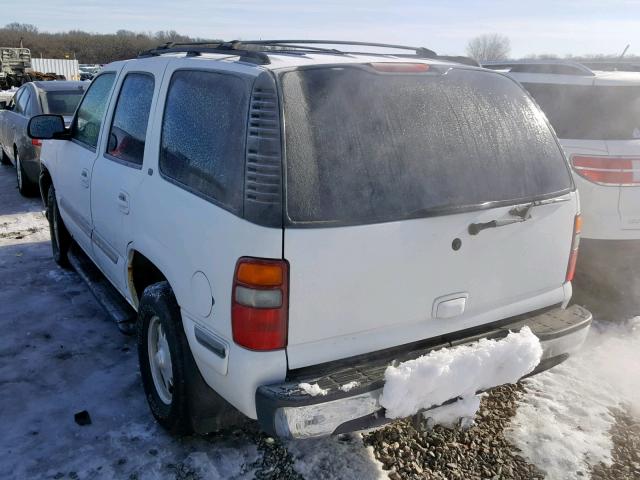 1GKEK13Z62J138353 - 2002 GMC YUKON WHITE photo 3