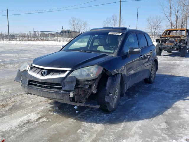 5J8TB18218A804480 - 2008 ACURA RDX BLACK photo 2